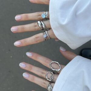 Anillos plateados
